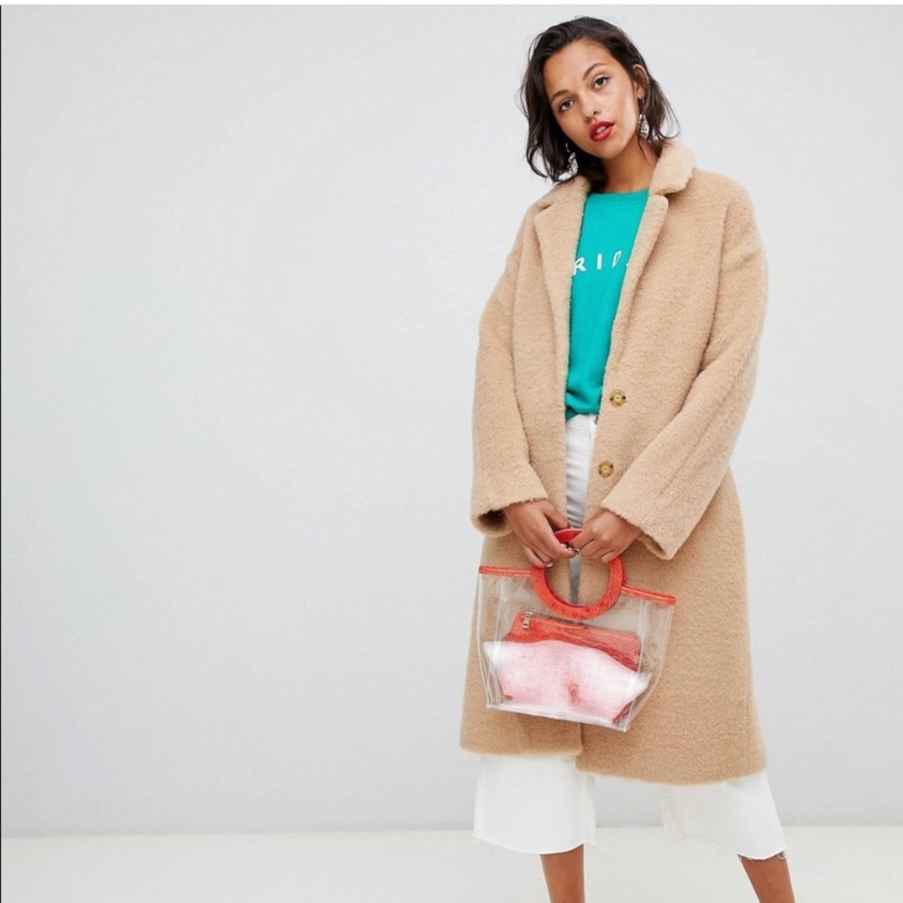 Whistles Long Textured Belted Coat